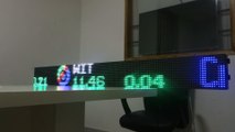 Led ticker display scrolling stocks, commodities etc