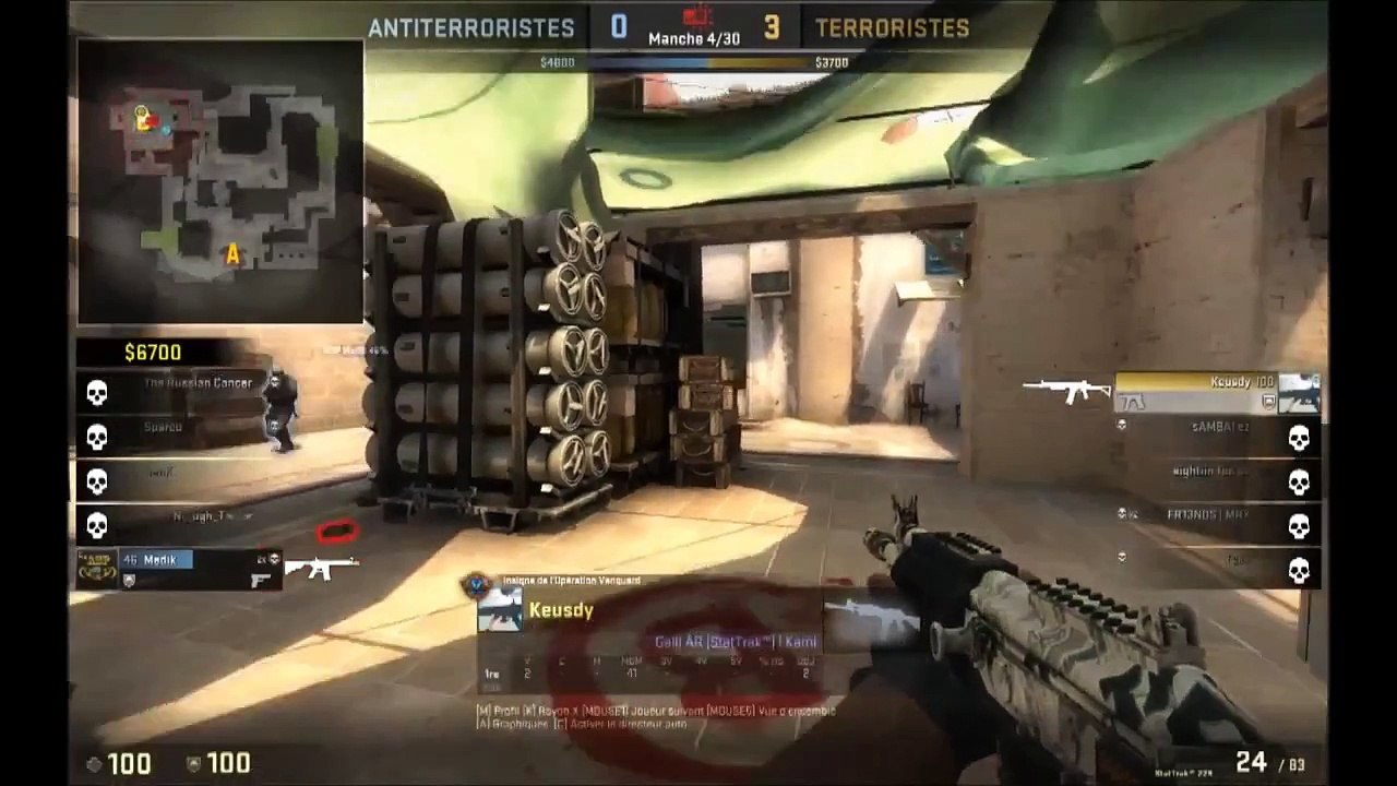 CSGO Multi kill gameplay