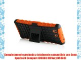 JAMMYLIZARD | Carcasa Alligator Para Sony Xperia Z3 Compact Heavy Duty Case De Alta Resistencia
