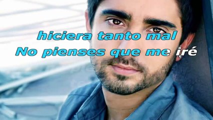 Alex Ubago - Alli estare - karaoke letra