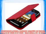 JAMMYLIZARD | Funda De Piel G10 Para Samsung Galaxy S4 Ultra Fina Tipo Cartera Wallet Case