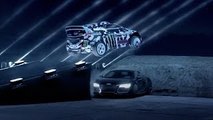 Ken Block y el Ford Fiesta en la oscuridad contra Lamborgini, BMW y Audi