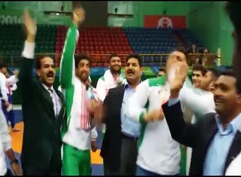 South Asian Games : Pakistan Wrestling Team Dance