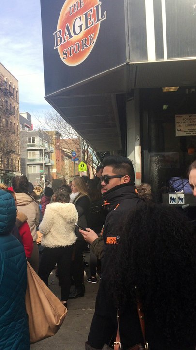 The Bagel Store Rainbow Bagels