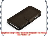 JAMMYLIZARD | Funda De Piel Para iPhone 6 Plus / 6s Plus 5.5 Pulgadas Business Wallet Tipo