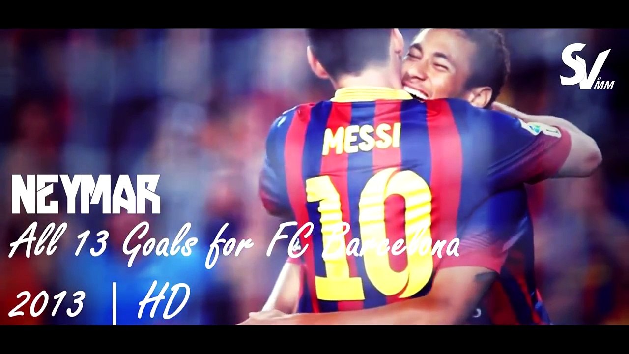 Neymar // All 13 Goals for FC Barcelona 2013 // HD @neymarjr