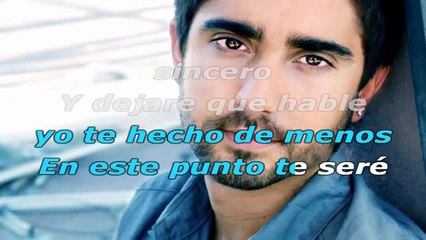 Alex Ubago - Me arrepiento - karaoke letra