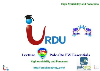 PA Firewall Essentials Lecture 17