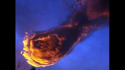 -The fiery hand of God- scared the residents of Madeira