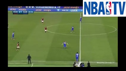 Roma fans welcome Edin Dzeko