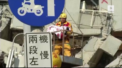 Taiwan earthquake survivors rescued from rubble but search continues for dozens missing in Tainan