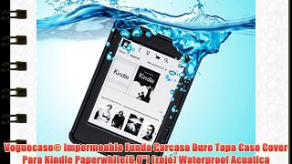 Voguecase® Impermeable Funda Carcasa Duro Tapa Case Cover Para Kindle Paperwhite(6.0) (rojo)
