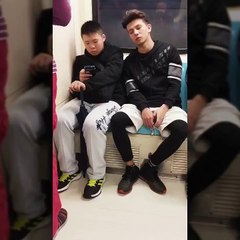 That feeling when someone falls asleep on the bus next to you and