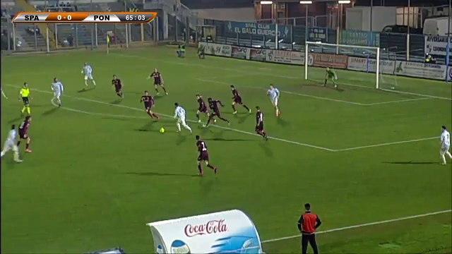 1-0 Mattia Finotto Goal Italy Lega Pro Girone B - 08.02.2016, SPAL 1907 1-0 Pontedera