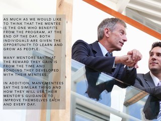 The Benefits of Mentoring