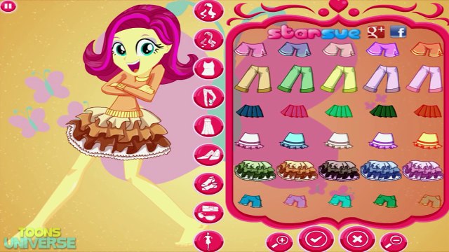 My Little Pony Equestria Girls Rainbow Rocks Miss Kindness Fluttershy Dress Up Game