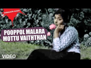 Pooppol Malara Mottu Vaiththan Full Video Song | Annavin Aasai | Tamil Movie Song