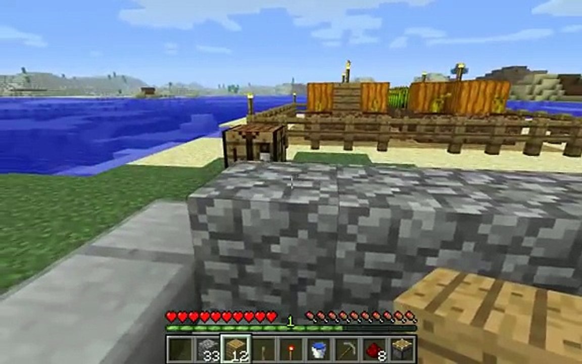 Minecraft  How to make a Shower-MineRazor