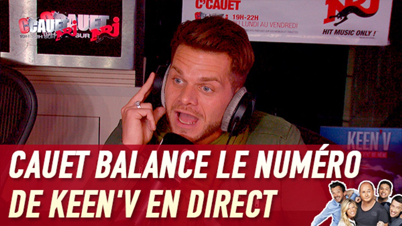 Cauet balance le numéro de Keen'V en direct - C'Cauet sur NRJ