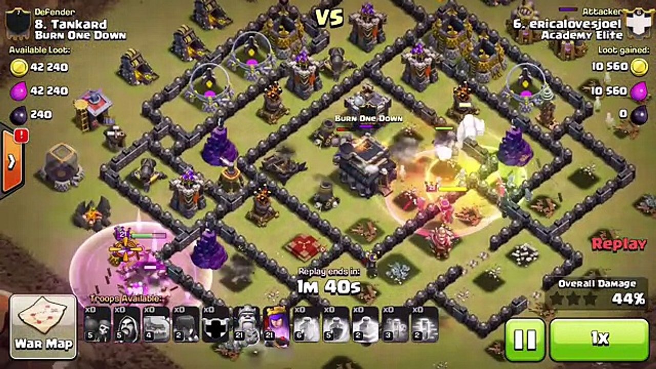 Clash of Clans - GOWIWI TH9 3 STAR WAR STRATEGY - Best Attack St