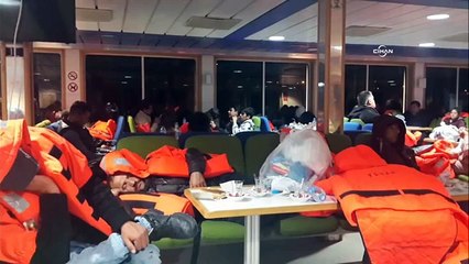 Çanakkale'de korku dolu anlar, yolcular 14 saat sonra kurtarıldı