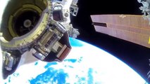 Astronotların uzay yürüyüşü ‘GoPro’ kamerasında