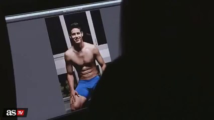 James Rodriguez does photo shoot for new underwear 21/11/2104