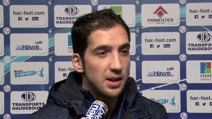 Après HAC - Dijon (0-2), réaction de Thomas Ayasse