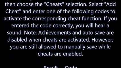 Saints Row 4 Re Elected Cheats, Cheat Codes XBOX ONE