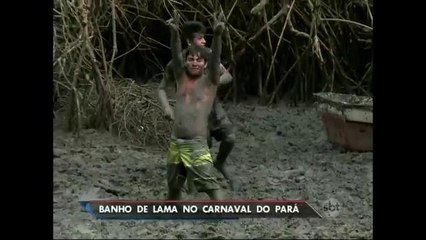 Quase 17 mil pessoas caem na lama para festejar o Carnaval no Pará