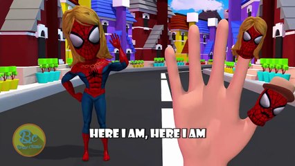Spiderman Mini 3D Finger Family | Nursery Rhymes | 3D Animation In HD From Binggo Channel