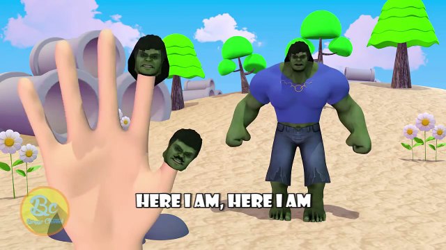 Hulk Finger Family | Nursery Rhymes | 3D Animation In HD From Binggo Channel