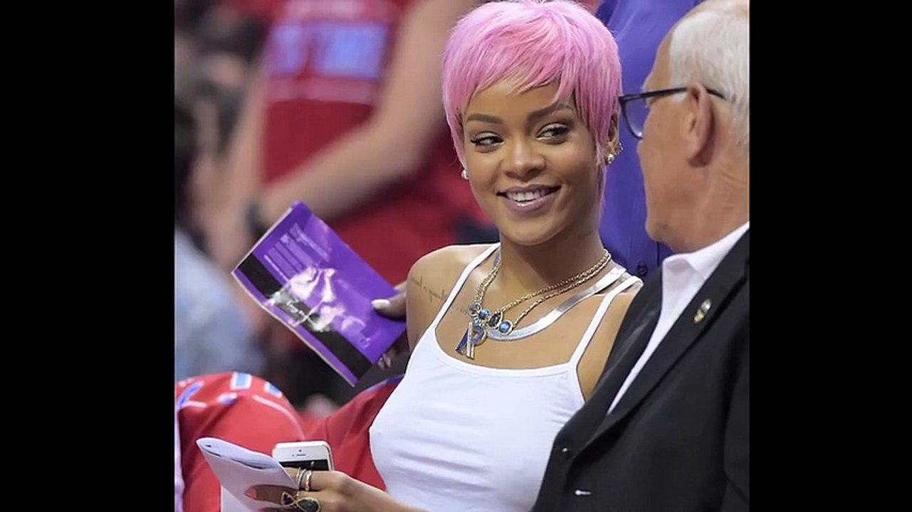 Rihanna Braless Nipple Poke Paradise