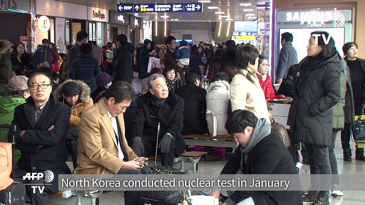 South Koreans react to North's rocket launch