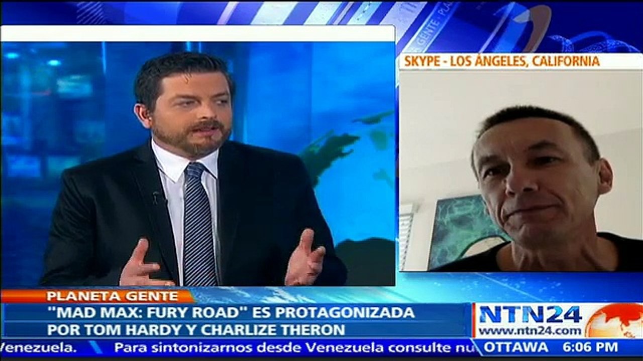 “Nosotros quisimos construir un mundo y darle una realidad, quisimos hacer que se sintiera algo tenso”:Co productor de “Mad Max: Fury Road” en NTN24