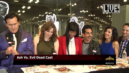 Bruce Campbell & Lucy Lawless land on Marvel LIVE!