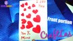 Heart Popup Greeting Card For Valentine's Day|Popup Card Making