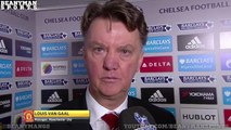 Chelsea 1 1 Manchester United Louis van Gaal Post Match Interview Title Gap Is Growing