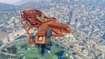 GTA 5 Online Funny Mods - Giant Cargo Plane, Blimp Stunts, and Funny Moments! GTA 5 Mods