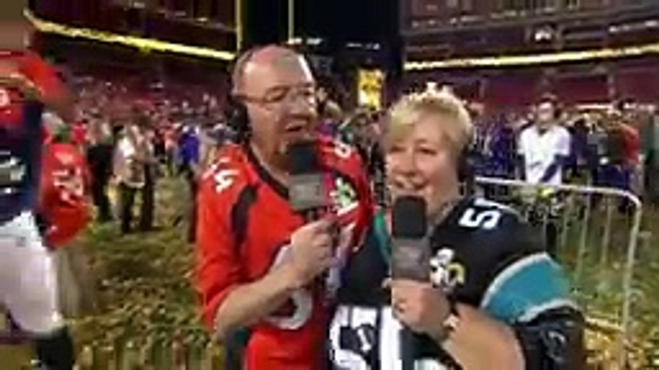 James Corden's Parents Live at Super Bowl 50 -