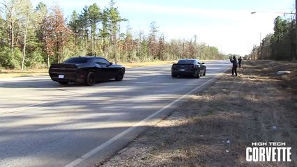 Hellcat vs Camaro ZL1 Dig Racing