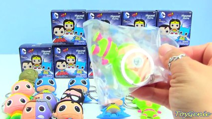 DC Comics Figural Keyrings with Superman and Wonder Woman