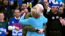 Clinton en campagne avant les primaires dans le New Hampshire