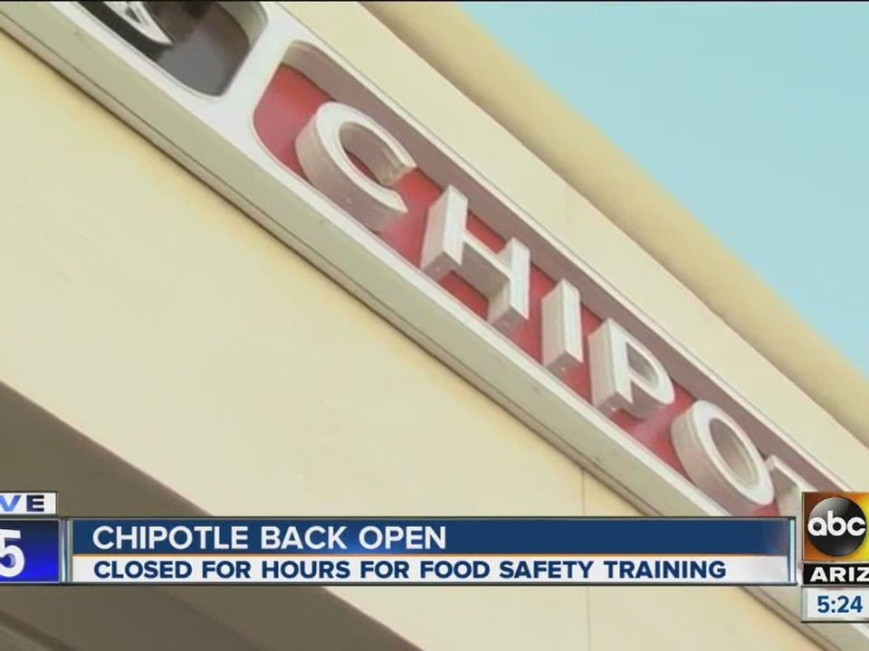 Chipotle back open Nationwide