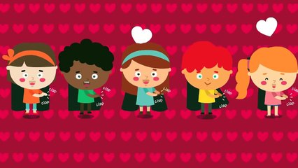 Valentines Day Song for Children | H E A R T Valentine I Love You Song for Kids