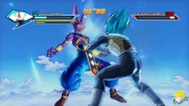 Dragon Ball Xenoverse (PS4) : SSGSS Vegeta [DLC] Vs Beerus Gameplay【60FPS 1080P】