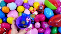 NEW 110 Surprise Eggs Opening Giant Kinder Surprise Lot Disney Princess Marvel Spiderman Hello Kitty