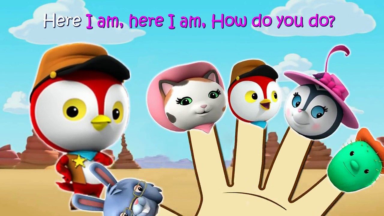 Sheriff Callies Wild West Finger Family / Nursery Rhymes video