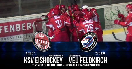 KSV Eishockey gegen VEU Feldkirch - 7.2.2016 - Highlights
