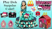Monster High Play Doh Surprise Cake - 2015 McDonalds Happy Meal Toys  Monster High